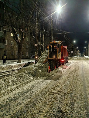 Из Иванова за сутки вывезли более 5,5 тысяч кубометров снега